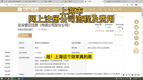 上海市網(wǎng)上注冊公司流程,資料及費用